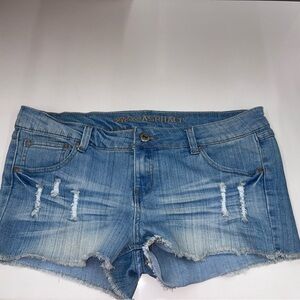Blue Asphalt Women's Distressed Denim Shorts